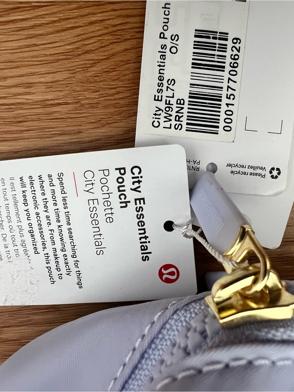 Lululemon City Essentials Pouch 4L SRNB - Picture 6 of 8